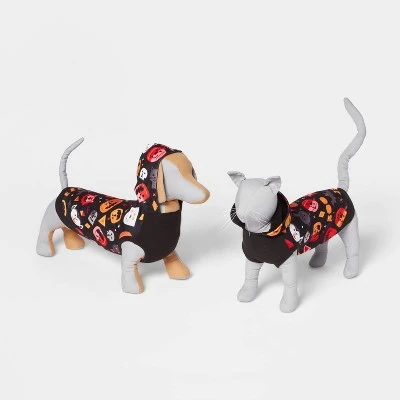 Basic Halloween Velour Toss Pumpkins Cat and Dog Hoodie - Hyde & EEK! Boutique™ 4 Basic Halloween Velour Toss Pumpkins Cat and Dog Hoodie - Hyde & EEK! Boutique™ - Image 4