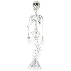 Sunstar Industries Sunstar Mermaid Skeleton Halloween Decoration - 29.5 in - White