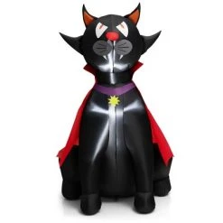Costway 4.7 FT Halloween Inflatable Vampire Black Cat with Red Cloak Blow-up Decoration -Hyde and Eek Cosplay Store GUEST bf1b4151 4c7a 4220 a1cd 3fd2b872c0f8