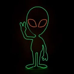 National Tree Company 40" Halloween Neon Style Alien Decoration -Hyde and Eek Cosplay Store GUEST c39ba4dc 8a26 494d b621 0779fe1899c1