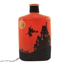 Stony Creek 8.0" Halloween Pre-Lit Glass Bottle Moon Witch Bats - Novelty Sculpture Lights -Hyde and Eek Cosplay Store GUEST cc2d6f4a 0987 43c5 876a 08f62e4867e5