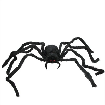 Northlight 48" Spooky Town Spider with LED Flashing Eyes Halloween Decoration 1 Northlight 48" Spooky Town Spider with LED Flashing Eyes Halloween Decoration