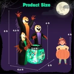 Costway 8FT Inflatable Halloween Witches Holding Cauldron Yard Decor w/ Colorful Lights 11 Costway 8FT Inflatable Halloween Witches Holding Cauldron Yard Decor w/ Colorful Lights -Hyde and Eek Cosplay Store GUEST d37e5bda ec6a 4d89 9dc9 e3cf5d9b93d4