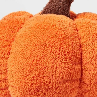 Hyde & EEK! Boutique Pumpkin Embroidered Novelty Halloween Throw Pillow Orange - Hyde & EEK! Boutique™ 3 Hyde & EEK! Boutique Pumpkin Embroidered Novelty Halloween Throw Pillow Orange - Hyde & EEK! Boutique™ - Image 3