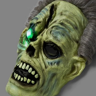 Hyde & EEK! Boutique Adult Light Up Zombie Halloween Costume Mask - Hyde & EEK! Boutique™ 1 Hyde & EEK! Boutique Adult Light Up Zombie Halloween Costume Mask - Hyde & EEK! Boutique™
