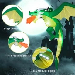 Costway 5 FT Hanging Halloween Inflatable Fire-breathing Dragon Flying Decoration Yard -Hyde and Eek Cosplay Store GUEST d7bfe30d 811e 464a 93e6 2e4b7f63e4a8