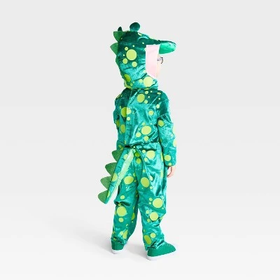 Toddler Glow in the Dark Crocodile Halloween Costume Jumpsuit with Hood - Hyde & EEK! Boutique™ Multi-colored 1 Toddler Glow in the Dark Crocodile Halloween Costume Jumpsuit with Hood - Hyde & EEK! Boutique™ Multi-colored