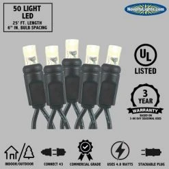 Novelty Lights Inc Novelty Lights 50 Light LED Christmas Mini Light Set (Black Wire, 25 Feet) 21 Novelty Lights Inc Novelty Lights 50 Light LED Christmas Mini Light Set (Black Wire, 25 Feet) -Hyde and Eek Cosplay Store GUEST da1d0aea 35ce 4828 9f1c a5a7e6a12740