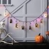 Hyde & EEK! Boutique 25ct LED "Beware" Halloween String Lights Orange/Purple/White - Hyde & EEK! Boutique™