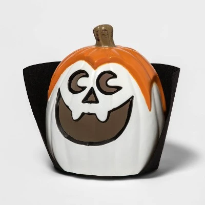 Hyde & EEK! Boutique Light Up Vampire Pumpkin Halloween Decorative Prop - Hyde & EEK! Boutique™ 2 Hyde & EEK! Boutique Light Up Vampire Pumpkin Halloween Decorative Prop - Hyde & EEK! Boutique™ - Image 2