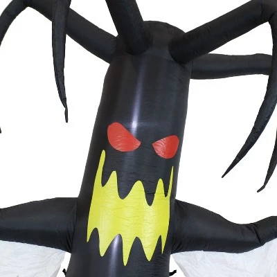 Sunnydaze Decor Sunnydaze Outdoor Nightmare Hollow Ghostly Tree Self-Inflating Halloween Inflatable Yard Decoration with LED Lights and Built-In Fan - 8' 4 Sunnydaze Decor Sunnydaze Outdoor Nightmare Hollow Ghostly Tree Self-Inflating Halloween Inflatable Yard Decoration with LED Lights and Built-In Fan - 8' - Image 4