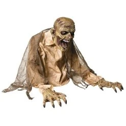 Halloween Express Gaseous Zombie Animated Fog Machine Halloween Decoration - Size 24 in - Off-White