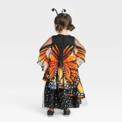 Toddler Monarch Butterfly Halloween Costume Dress with Headpiece - Hyde & EEK! Boutique™ Multi-colored -Hyde and Eek Cosplay Store GUEST dd6ba7a1 f960 4110 95dc fd39275f2a17