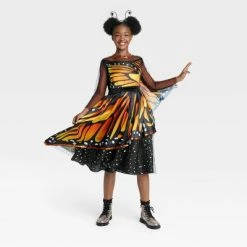 Kids' Monarch Butterfly Halloween Costume Dress with Headpiece - Hyde & EEK! Boutique™ Multi-colored -Hyde and Eek Cosplay Store GUEST ddd2886e bc24 431b 9858 958b50caa68d