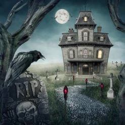 Northlight Set of 10 Purple C9 Bulb Halloween Pathway Markers - 8.75ft Black Wire