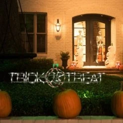 52" Lighted Halloween Trick or Treat Sign - National Tree Company