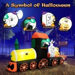 Costway 8ft Long Halloween Inflatable Skeleton Ride on Train LED Lighted Halloween Decor -Hyde and Eek Cosplay Store GUEST e5f8265f cbf9 4463 bfea 9f6565112fae