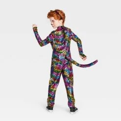 Kids' Wild Cat Halloween Costume Jumpsuit with Headpiece - Hyde & EEK! Boutique™
