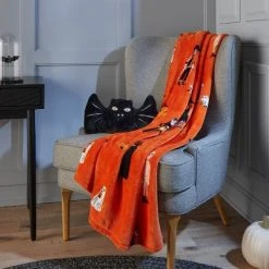 Hyde & EEK! Boutique Trick or Treaters Printed Plush Halloween Throw Blanket - Hyde & EEK! Boutique™