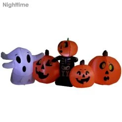Sunnydaze Decor Sunnydaze 7' Self-Inflatable Holiday Haunted Pumpkin Patch Outdoor Halloween Lawn Decoration with LED Lights -Hyde and Eek Cosplay Store GUEST eaac9231 8840 4d7b 8e48 daa35f9128e3