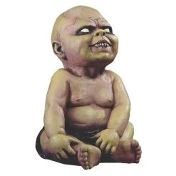 Seasonal Visions Zombie Baby Halloween Decoration - 16 in - Gray