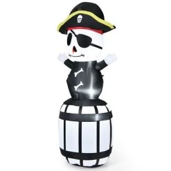 Costway 8FT Halloween Inflatable Pirate Barrel Quick Air Blow Holiday Decoration -Hyde and Eek Cosplay Store GUEST f14a6ccc a673 4367 99db a13cc012d1aa