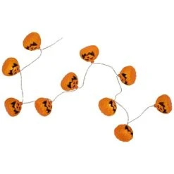 Northlight 10-Count LED Jack-O-Lantern Halloween Light Set - 3', Warm White Lights, Clear Wire -Hyde and Eek Cosplay Store GUEST f15e8f22 f54b 432b aac6 9b22b6b5347e
