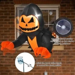 Costway 3.3 FT Halloween Inflatable Pumpkin Head Ghost Broke Out from Window -Hyde and Eek Cosplay Store GUEST f1840350 f40a 4ba5 bad1 274c41b7ee4e