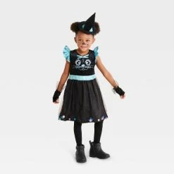 Toddler Pom Pom Cat Witch Halloween Costume Dress with Accessories - Hyde & EEK! Boutique™ -Hyde and Eek Cosplay Store GUEST f53f67b3 9209 4c29 8960 9b5943bfcd1a 1
