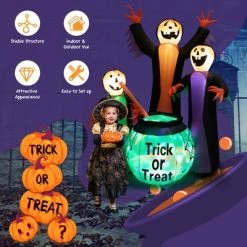 Costway 8FT Inflatable Halloween Witches Holding Cauldron Yard Decor w/ Colorful Lights 12 Costway 8FT Inflatable Halloween Witches Holding Cauldron Yard Decor w/ Colorful Lights -Hyde and Eek Cosplay Store GUEST f54313de 73c3 4e45 aaae 69eae40630fe