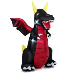 Costway 8 FT Halloween Inflatable Fire Dragon Giant Blow up Decoration with LED Lights -Hyde and Eek Cosplay Store GUEST f62c891b f515 487f a944 2b1b64955327