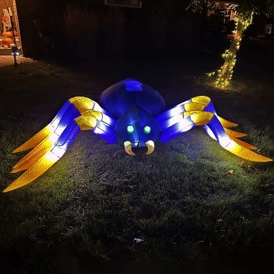 Sunnydaze Decor Sunnydaze Indoor/Outdoor Halloween Terrifying Tarantula Spider Inflatable Yard Decoration - 109.5" 6 Sunnydaze Decor Sunnydaze Indoor/Outdoor Halloween Terrifying Tarantula Spider Inflatable Yard Decoration - 109.5" - Image 6