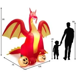 Tangkula 9FT Giant Inflatable Dragon Halloween Inflatable Dragon Decoration w/ 2 Pumpkins Wings Built-in LED Lights & Powerful Blower 16 Tangkula 9FT Giant Inflatable Dragon Halloween Inflatable Dragon Decoration w/ 2 Pumpkins Wings Built-in LED Lights & Powerful Blower -Hyde and Eek Cosplay Store GUEST f8e54467 43ac 4368 9cbc 2713b8a7d871