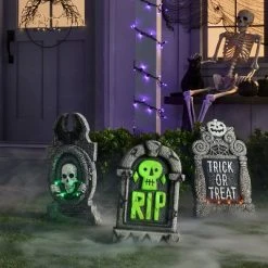 Hyde & EEK! Boutique Light Up Pumpkin Trick or Treat Foam Halloween Decorative Tombstone - Hyde & EEK! Boutique™