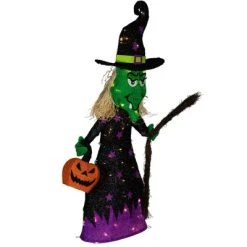 Northlight 39" Spooky Town LED Lighted Witch with Broom Outdoor Halloween Decoration 7 Northlight 39" Spooky Town LED Lighted Witch with Broom Outdoor Halloween Decoration -Hyde and Eek Cosplay Store GUEST fb5c3ec6 50e2 4fd5 bdc0 3ff73b3b7a08