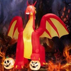 Tangkula 9FT Giant Inflatable Dragon Halloween Inflatable Dragon Decoration w/ 2 Pumpkins Wings Built-in LED Lights & Powerful Blower 12 Tangkula 9FT Giant Inflatable Dragon Halloween Inflatable Dragon Decoration w/ 2 Pumpkins Wings Built-in LED Lights & Powerful Blower -Hyde and Eek Cosplay Store GUEST fe2dbaf7 789c 4a95 8e8a bd5de38a92e5