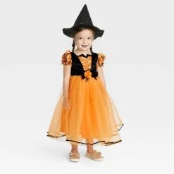 Toddler Witch Halloween Costume Dress with Hat - Hyde & EEK! Boutique™ Multicolor -Hyde and Eek Cosplay Store GUEST fe47e490 e97a 403b 8dba 9e8577b5cb84