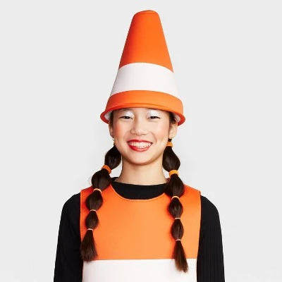Hyde & EEK! Boutique Kids' and Adult Construction Cone Halloween Costume with Headpiece One Size - Hyde & EEK! Boutique™ 2 Hyde & EEK! Boutique Kids' and Adult Construction Cone Halloween Costume with Headpiece One Size - Hyde & EEK! Boutique™ - Image 2